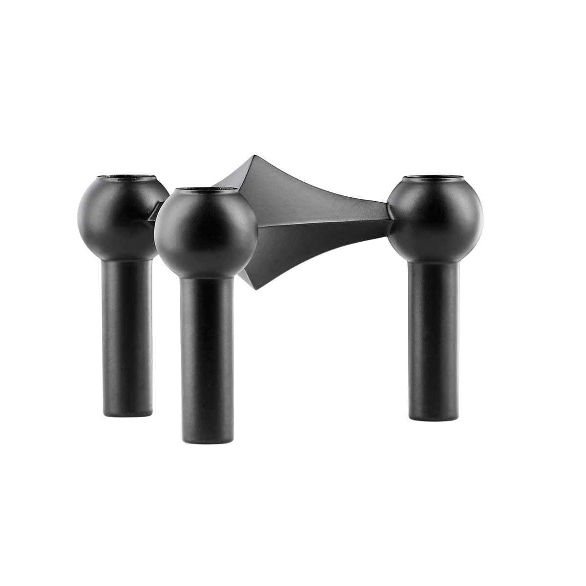 Stoff Nagel Kerzenhalter Schwarz Matt Resort Concept Store Online Shop 