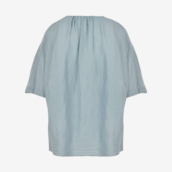 pomandere_bluse-kurzarm-blau_2_resort-conceptstore