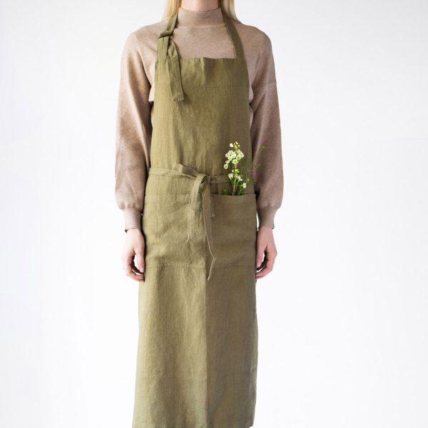 leinen_chef-apron_olive_resort-conceptstore