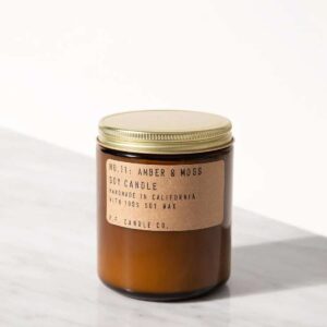 Amber & Moss Candle