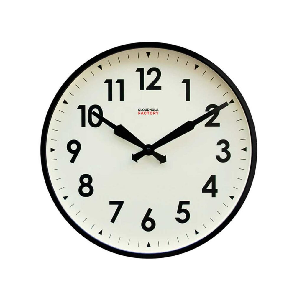 Wanduhr Factory Black Numbers Resort Concept Store Online Shop wanduhr-factory-black-numbers-resort-concept-store-online-shop