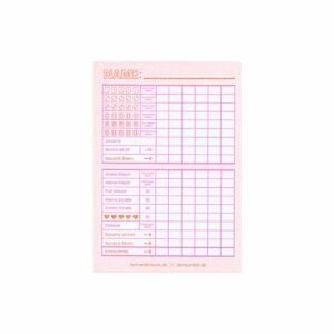 Würfelspiel, orange