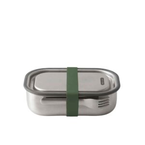 Lunchbox Edelstahl L, olive