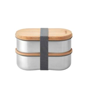 Bentobox 2in1 Edelstahl