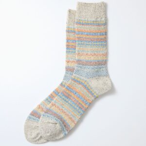 Nordic Pattern Socks, light gray