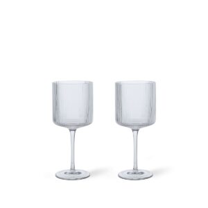 Ripple Red Wine Glasses 2er, clear