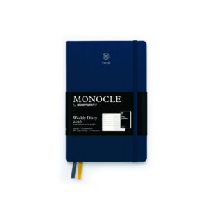 Wochenkalender Monocle B6+ 2026, navy