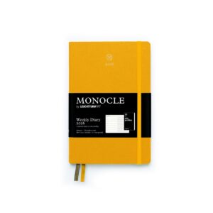 Wochenkalender Monocle B6+ 2026, Yellow
