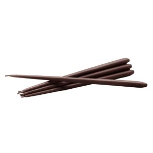 Taper candles, espresso, 6 Stk