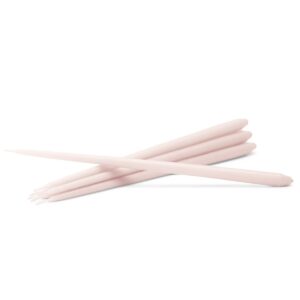 Taper Candles, mellow pink, 6 Stk