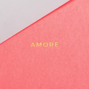 Grußkarte Amore, rot