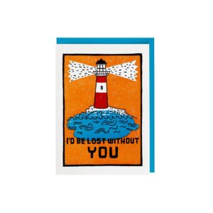 Grußkarte - I´d be lost without you