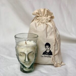 Verre Tête Bougie Transparent