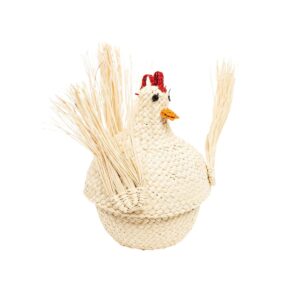 Chicken Shape Basket, beige