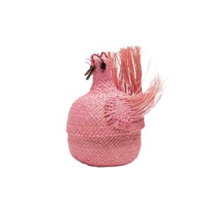 Chicken Shape Basket, light pink