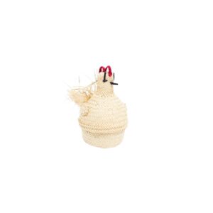 Mini Chicken Shape Basket, beige