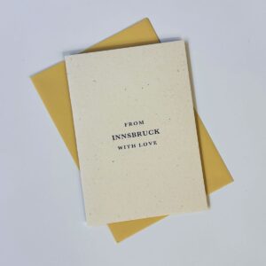From Innsbruck with Love, Kuvert gelb
