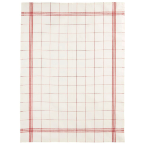Tea Towel Bistrot, washed red