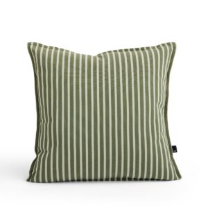 Terrazza Cushion-50 x 50-Olive bold stripe
