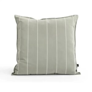 Terrazza Cushion-60 x 60-Olive narrow stripe