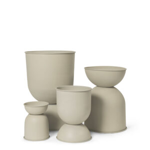 Hourglass Pot ,Extra Small ,Cashmere