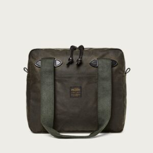 TIN CLOTH TOTE BAG WITH ZIPPER