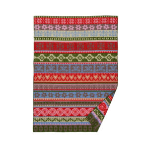 Arvidsjaur multi, 100% woven wool blanket